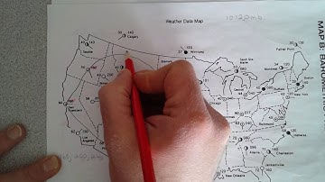 Map B Barometric Pressure Patterns