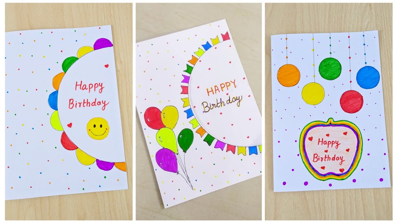 3 Easy White paper greeting card ideas for Best friend Birthday| Friend card| Birthday card ideas💡❤️