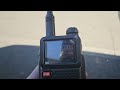Playing with uhf vhf ht out in the woods cataract lake