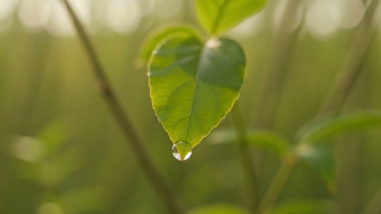 🌱 Sunlit Leaf | Peaceful Daytime Nature Ambience