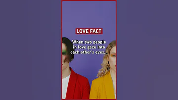 When two people in love gaze into each other’s eyes… #facts #psychology #love #lovefacts #crush
