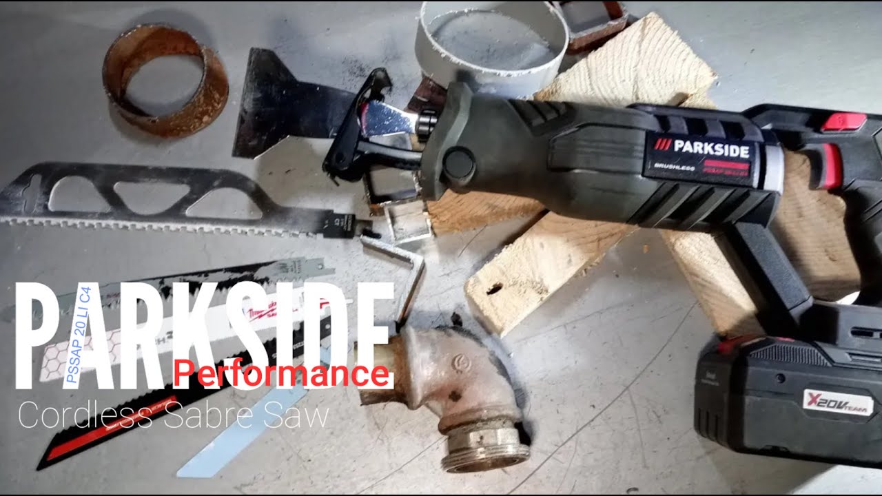 PARKSIDE PERFORMANCE PSSAP 20 LI C4 [ Cordless Sabre Saw 20V ] - YouTube