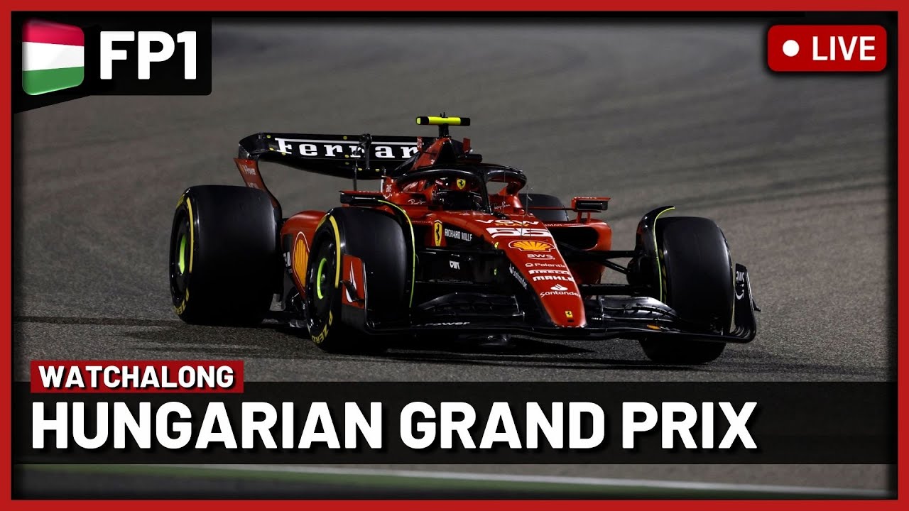 F1 Live - Hungarian GP Free Practice 1 Watchalong Live timings + Commentary