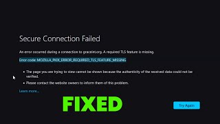 how to fix secure connect failed error - mozilla_pkix_error_required_tls_feature_missing | ocsp