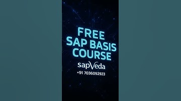 #sapbasis #sapbasisfree #saptraining #freesaptraining #sapforbeginners #saphana #sapecc #sapbtp