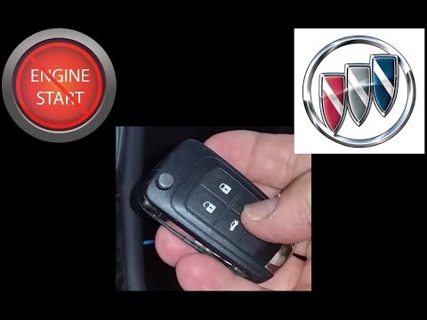 Buick flip key key fob battery replacement.