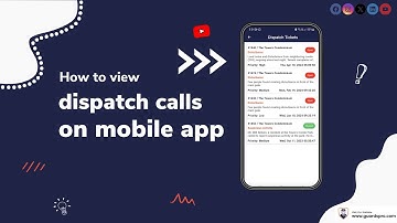 How To View Dispatch Calls On Mobile? -GuardsPro Support Center Video