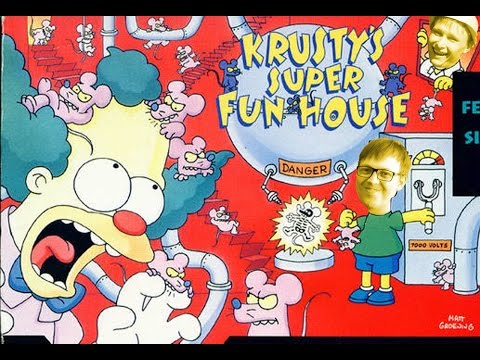 Стрим игры Красти Супер Клоун / Krustyu0027s Super Funhouse Прохождение