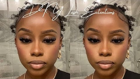 DIY lash extensions using strip lashes ! | last 1-2 weeks | DIY all 2024