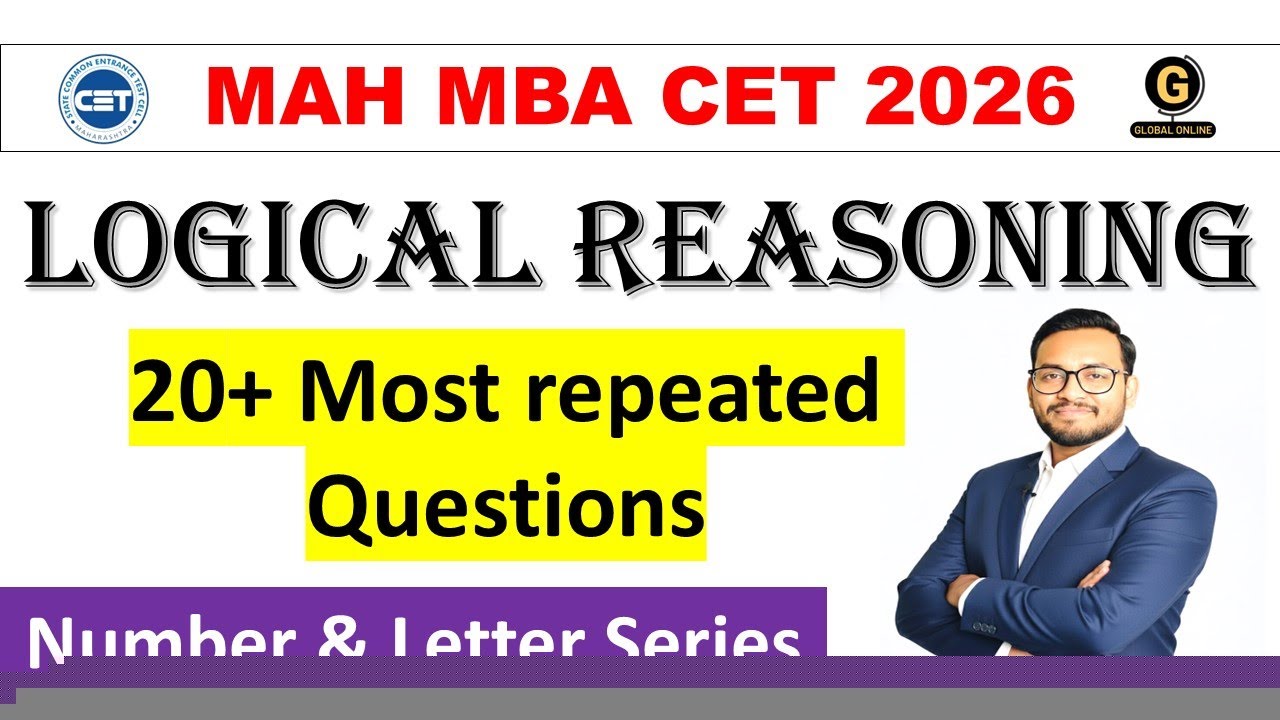 20+ Logical Reasoning Most Repeated PYQs | MAH MBA CET Preparation 2026 ...