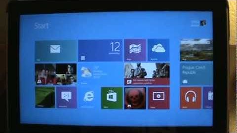 How to change Text/Icon size on Acer Iconia w700