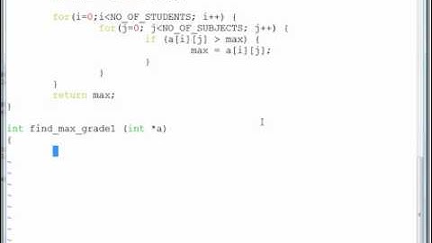 Two Dimensional Arrays Part III (C Programming 101)