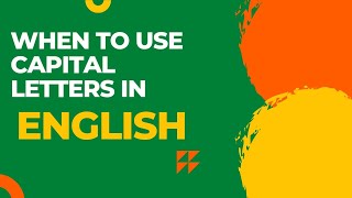 Rules of Capitalization || When to use capital letters in English || Usage of Capital letters screenshot 5