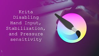 Krita On Microsoft Surface! DISABLE HAND INPUT, SMOOTHING, and PRESSURE SENSITIVITY