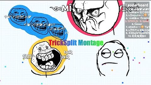 Agar.io // TrickSplit Montage + RealTime Splitrun