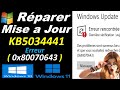 Reparer lerreur de mise a jour  kb5034441  windows 1011