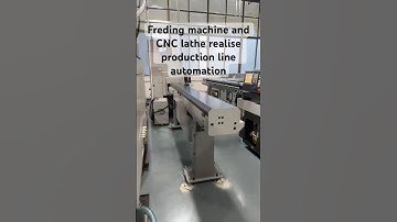 Langshuo bar feeder machines and machine tools realise production line automation.