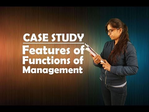 case study on management functions