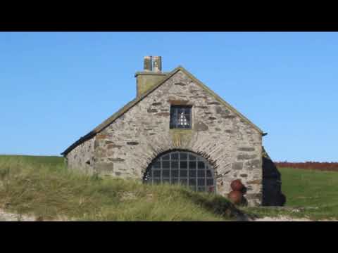 Walking to my tent on Oronsay