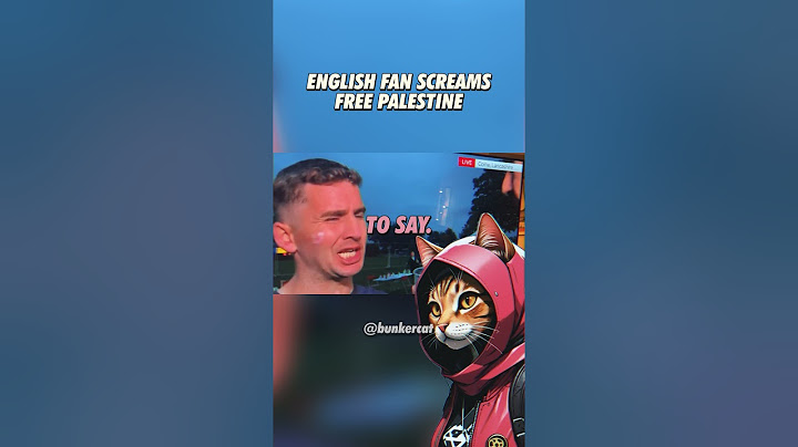 Spain Win Euro 2024 & England Fan Scream FREE PALESTINE