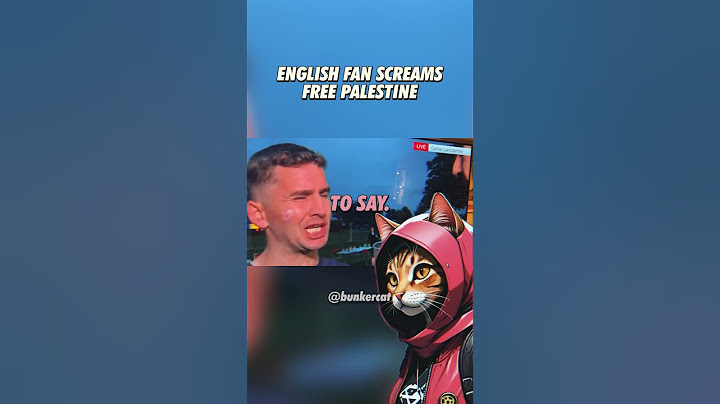 Spain Win Euro 2024 & England Fan Scream FREE PALESTINE