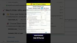 Google Drive Copy Shared Folders to My Drive Tool