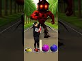 I jump on rotating colour Pac -Man to monster, Siren head, dinosau &amp; monster Pac-Man #youtubeshorts