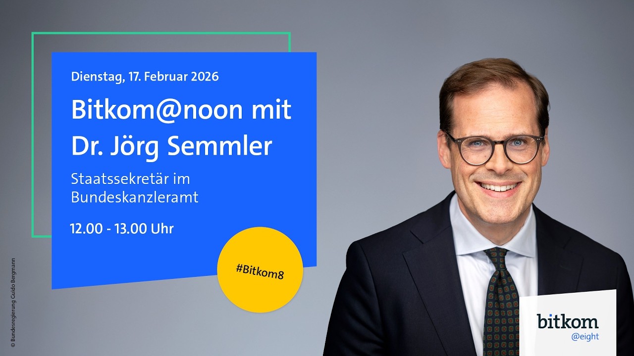 Was bedeutet die politische Weltlage für Deutschland? | Jörg Semmler beim Bitkom@noon