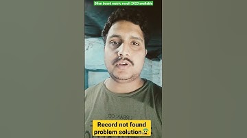 #bseb10thresult2023 #recordnotfound #shorts #shortsvideo 10th result record not found