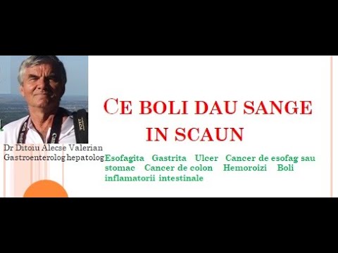 Cele mai importante 6 cauze de sange in scaun - YouTube