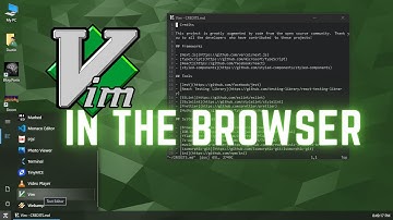 Running Vim Text Editor in the Browser with WebAssembly
