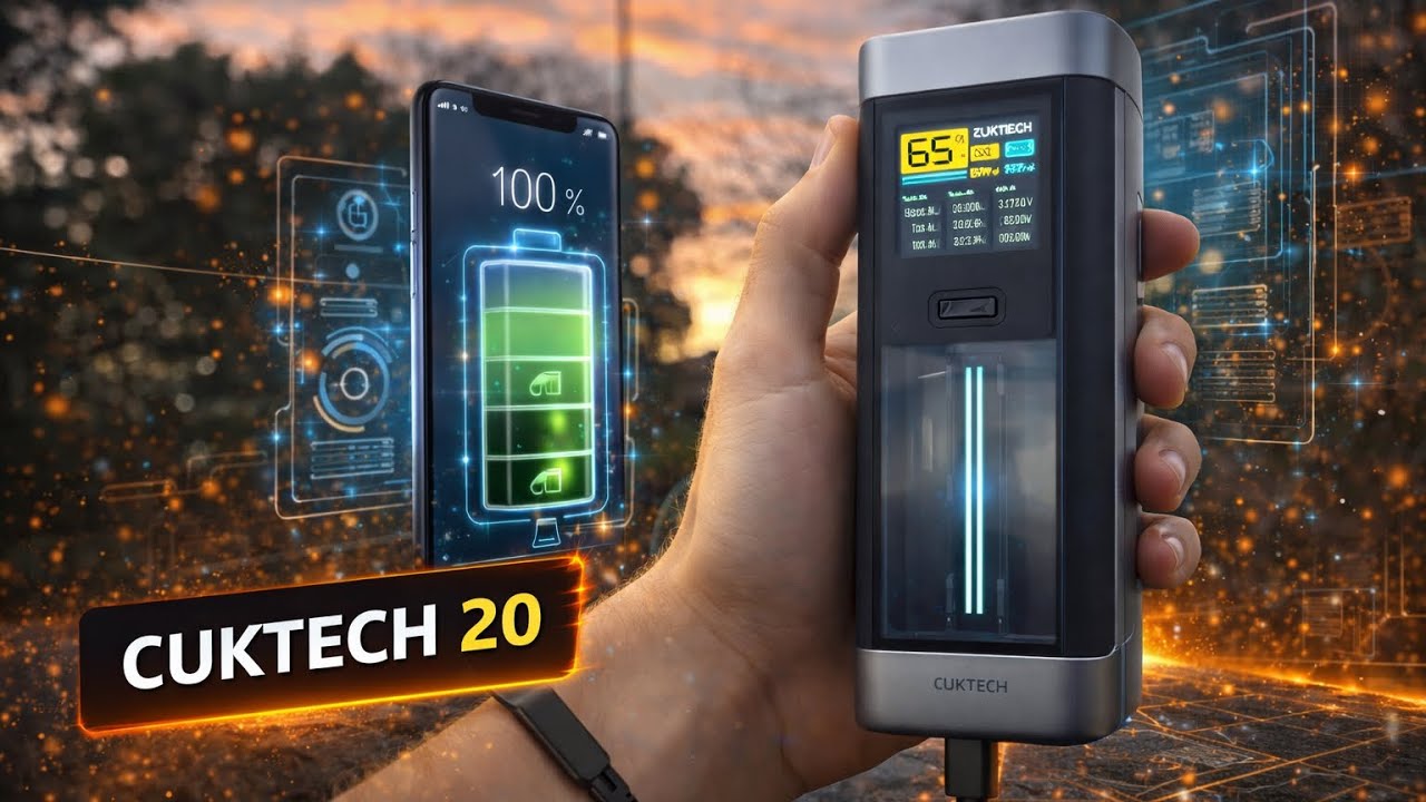 CUKTECH 20✔️ UNE BATTERIE EXTERNE PUISSANTE, AUTONOME ET COMPATIBLE (FR)