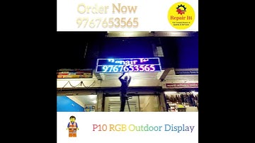Led Display Board 50 | #ledscreen #led #leddisplay #ledvideowall #ledpanel #advertising #shorts