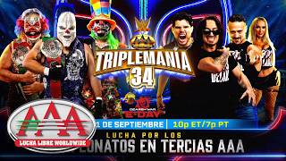 Psycho Circus Vs. Perros Del Mal For The Trios Title At Triplemanía Lucha Libre Aaa Highlights