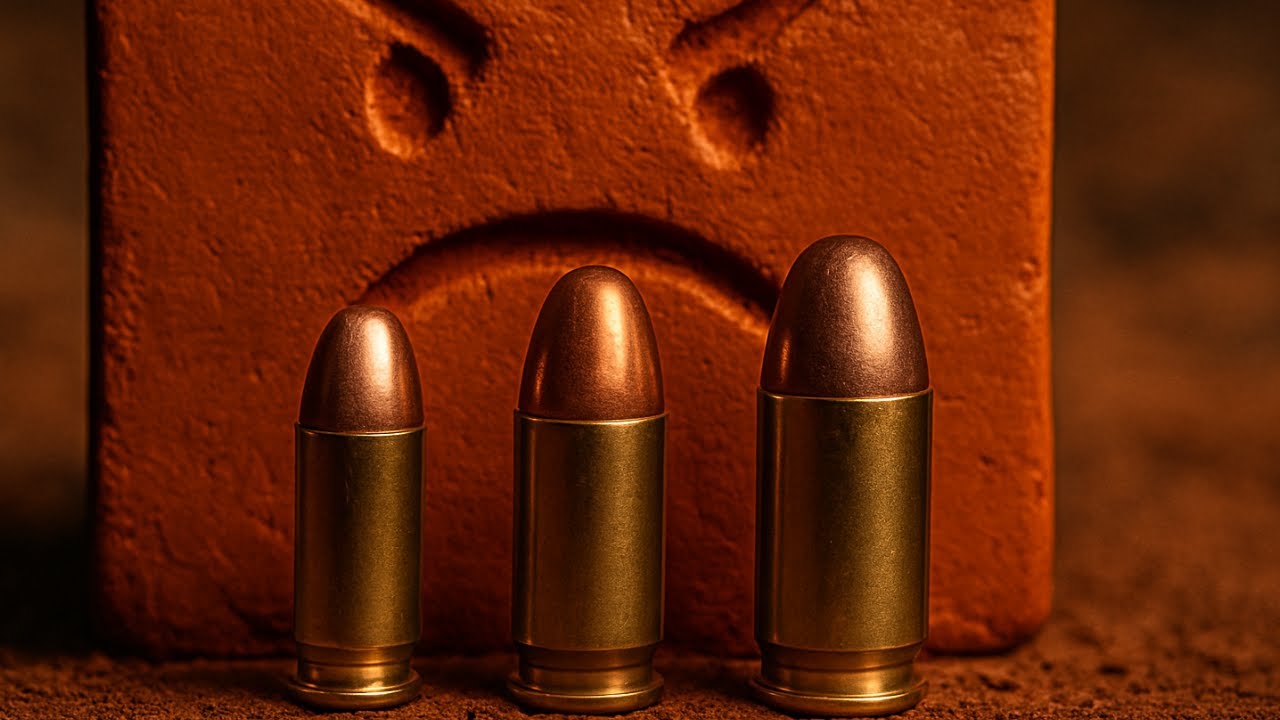 9mm vs .40 vs .45 – The Clay Block Showdown!