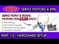 Servo motor control for model railways part 1 of 3  setup with arduino