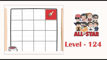 Brain test all star level 124 You must paint it all red.