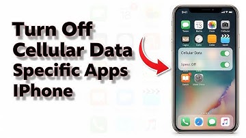 How to Turn Off Cellular Data for Specific Apps on iPhone