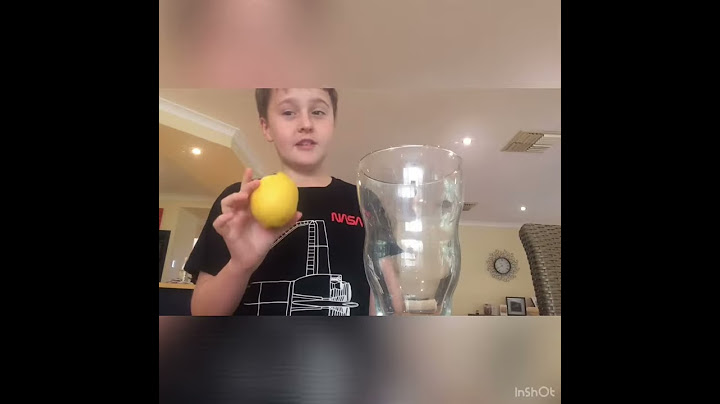 Lemonade magic trick