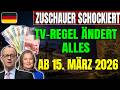 Ab 15 März 2026 Neue TV Regel Tritt In Kraft Folgendes Müssen Die Zuschauer Wissen Ab 15 März 2026 Neue TV Regel Tritt In Kraft Folgendes Müssen Die Zuschauer Wissen