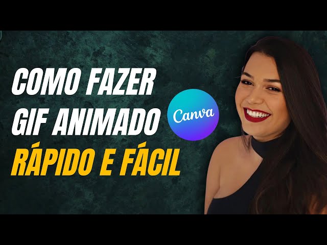 Como animar seus designs com o criador de GIFs Canva?