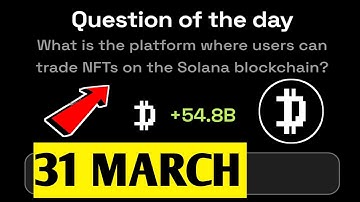 What is the platform where users can trade NFTs on the Solana blockchain?