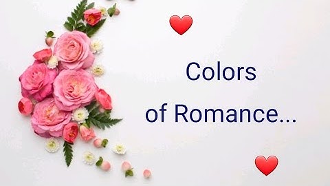 Romantic love poem | Love poem | Love poems | Colours of romance| I need you my love |