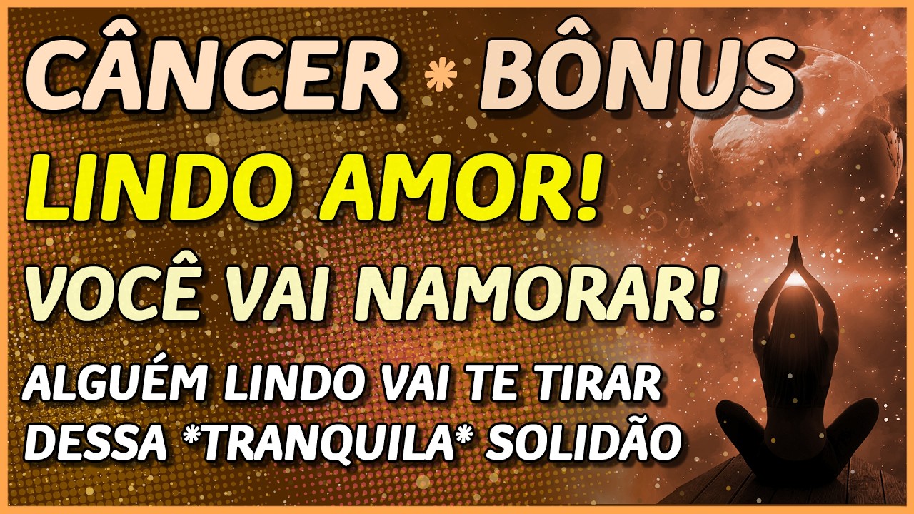 CÂNCER ♋️ // 💖LINDO AMOR!! 💖👩‍❤️‍👨 - VOCÊ VAI NAMORAR💖 - ALGUÉM VEM TE TIRAR DESSA SOLITUDE🙏💖⚖️