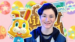 WELCOME BACK ZIPPER! Animal Crossing: New Horizons Bunny Day and Island Visits!