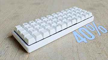 ¿Para qué sirve un teclado del 40%?