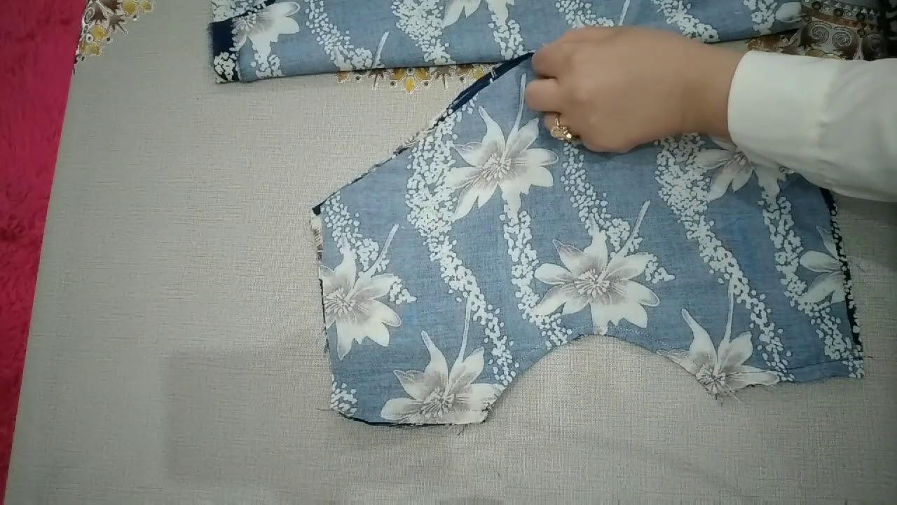 خياطة جبة للأمهات (الكبار) بسيييطة وبدون تكلفة