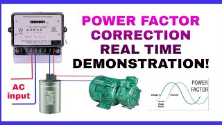 IE114: Power factor correction real time demonstration and theory! (PART 1/2)