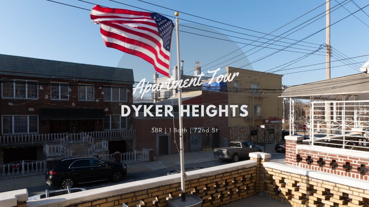 Video Tour Three Bedroom Apartment at 72nd St, Dyker Heights, Brooklyn YouTube