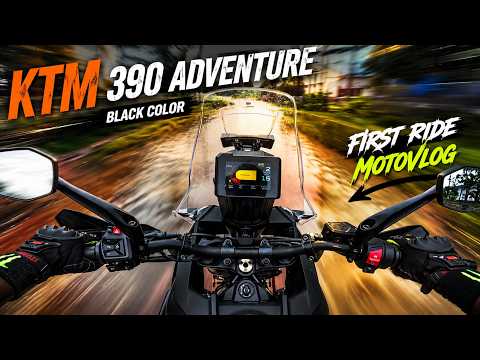 KTM 390 Adventure Black First Ride Review | More Refined?